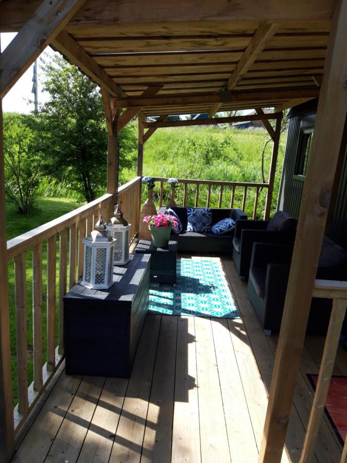 Tinyhouse Natuurhuisje Met Veranda Bij De Molen Tussen Alkmaar En Hoorn Oterleek Eksteriør billede