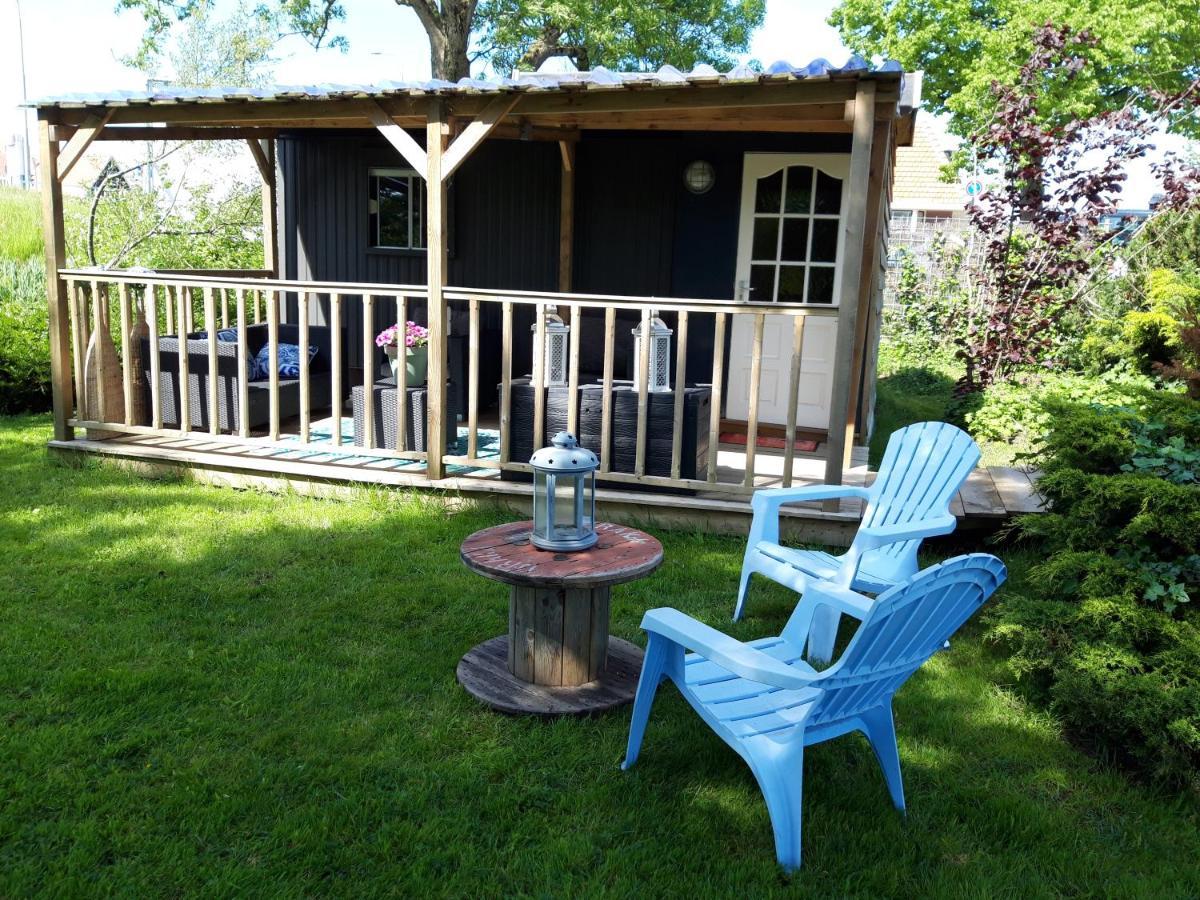 Tinyhouse Natuurhuisje Met Veranda Bij De Molen Tussen Alkmaar En Hoorn Oterleek Eksteriør billede