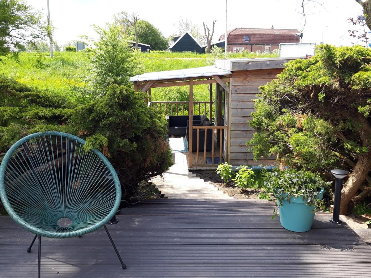 Tinyhouse Natuurhuisje Met Veranda Bij De Molen Tussen Alkmaar En Hoorn Oterleek Eksteriør billede